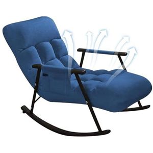 Xasbseulk Indoor schommelstoel, grote schommelstoel zweefvliegtuig, stoel gewatteerde stoel fauteuil | Glider Lounge stoel, leesstoel met comfortabel kussen, kinderstoel voor binnen en buiten