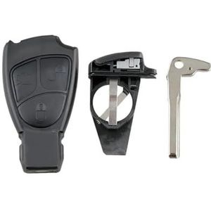 Sleutelbehuizing Autosleutel Shell Afstandsbediening Sleutel Shell Case Covr Vervanging Voor C B E Klasse W203 W211 W204 YU BN CLS CLK Autosleutelhoesje