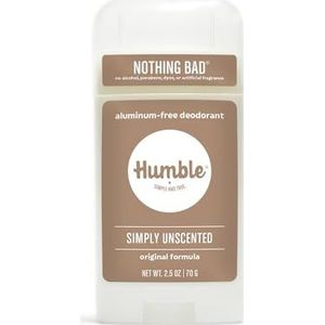 Humble alle natuurlijke deodorant, aluminium en parabenen, wreedheid mannen en vrouwen gratis deodorant zonder parfum 1 verpakking