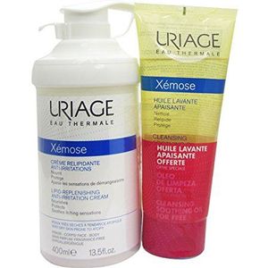 Uriage Xémose Pack Universele Verzachtende Crème 400 Ml + Geschenkreinigingsolie