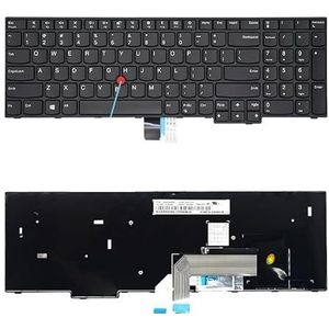 Russisch Amerikaans laptoptoetsenbord voor Lenovo, IBM, ThinkPad E570, E575, E570C 01AX160 01AX200(US With Mouse)