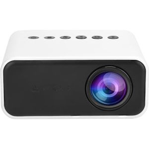 Telefoonprojector, Mini-filmprojector met - en Video-/USB-/geheugenkaartinterfaces voor Thuis, School, Kantoor, Appartement Buiten (EU-stekker)