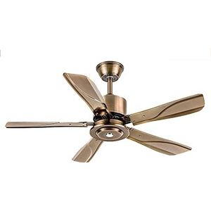 42/52 inch indoor bronzen plafondventilator met afstandsbediening, industriële plafondventilator met verlichting, omkeerbare motor en bladen, vermeld voor woonkamer, slaapkamer, ke