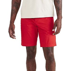 Dockers Smart Supreme Flex Modern Chino korte broek voor heren, Cherry Bomb (Lichtgewicht), 38