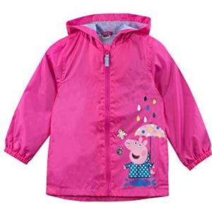 Peppa Pig Regenjas | Meisjes regenjas I Roze kinderjack | Roze | 104