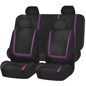 Beschermhoes Autostoel Voor Seat Voor Ateca Voor Arona Voor Ibiza Voor Leon Voor Toledo Voor Leon Voor ST Voor Cupra Aangepaste Kussenhoes(5Seats-purple 8)