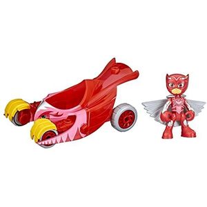 PJ Masks Animal Power Owl Glider, peuterspeelgoed, Owlette-auto met Owlette-actiefiguur voor kinderen vanaf 3 jaar