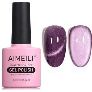 AIMEILI Hema Free Cat Eye Gel Nagellak UV LED Gellack Soak Off Vegan Cruelty-Free Gel Polish 10ml (738)