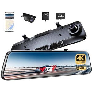 Pelsee P12 Plus 4K Mirror DashCam