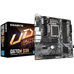 GIGABYTE Q670M D3H moederbord Intel Q670 LGA 1700 micro ATX