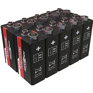 Ansmann Ansmann industriële alkaline batterijen - 10 x 9 V blokbatterijen 6LR61