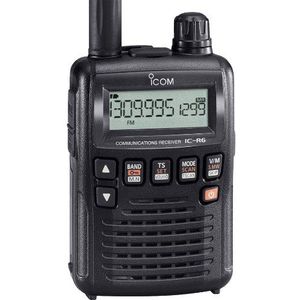 Icom IC-R6 Zwart Digitale Tweerichtingsradio, 100kHz-1310MHz, 1300 Kanaal, 200 Herinneringen, Professionals/Enthusiasts, Ervaren Radioliefhebbers, Radio