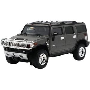 LUgez Schaal Diecast Auto 1:64 Voor 2008 Hummer H2 SUV/SUT Model Auto Ornament Auto Model Statische Auto Model Afgewerkt Auto Model Collectible Model Voertuig (kleur: C)