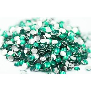 Flatback Crystal-strips AB Zilveren onderkant Hars Niet-hotfix Strass in bulkverpakking Nail Art Strass-kledingstuk - Blauwe zirkoon - 3,0 mm SS10-10000 stuks