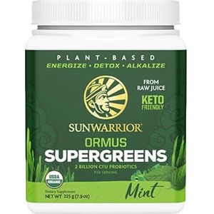 Sunwarrior - Ormus Supergreens - Tarwegras - Natuurlijke Bron van Voedingsstoffen