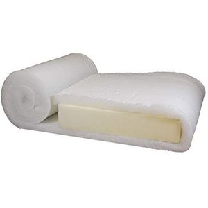 TENDAGGIMANIA® Watten voor opvulling 100% polyester - Typologie Dacron - Maatregelen: H 150 CM, dikte 5 CM - verkocht per meter