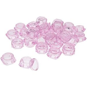 30 Stks 5g Plastic Pot Potten Lotion Cream Monster Lege Container Roze