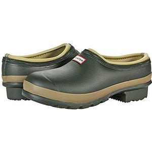 HUNTER Gardener Neo Lined Clog Dark Olive/Clay 6 M