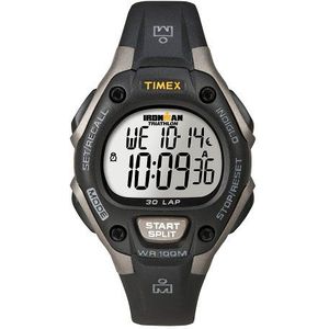 Timex Sport Ironman Midsize Triathlon 30 Lap Horloge - T5E961, Lcd/Zwart, Riem
