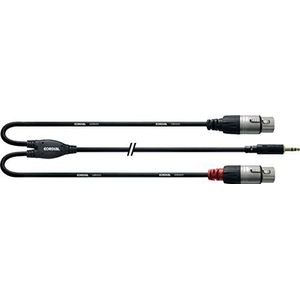 CORDIAL Cables Y-kabeldrager stereo minikabel / 2 XLR vrouwelijk lang 3 m BRETELLE Essentials Mini-Jack/XLR-kabel