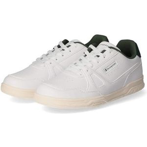 Champion Heren sportschoenen / lage sneaker Tennis Clay 86 wit kunstleer, Wht Green, 44 EU