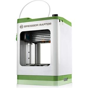 Bresser Raptor WLAN-3D-printer in zeer compacte constructie met een afdrukgrootte van 100x105x100mm, 210x210x290, wit-groen