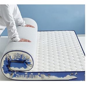 Matras Van Volledige Grootte, Latexschuimmatras, Opvouwbare Traagschuimmatras, Twin Twin-matras, Ergonomische 7-zonematras, Medium Comfort, Melkzijdestof (Color : Style3, Size : 120 * 200CM*6CM)