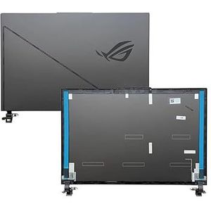 16"" LCD Achterkant Cover Top Case & Screen Scharnieren Compatibel met ASUS ROG Strix G16 G614 G614JV G634 Laptop Grijs