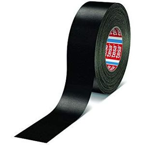 tesa band 4651 Premium krachtige stoffen tape versch. breedtes en kleuren (12 mm x 50 m, zwart)