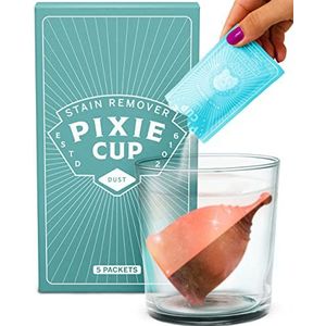 Pixie Menstrual Cup Cleaner Wash – vlekverwijderaar voor menstruatiecups en menstruatieschijven – 5 verpakkingen