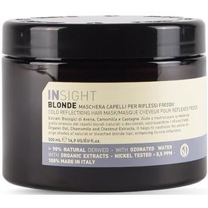 Insight Blonde masker 400 ml, haarmasker voor koude reflecties