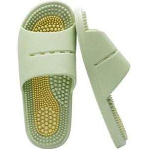 Acupressuur Reflexologie Massage Slippers Sandalen voor Mannen Vrouwen Relief Plantaire Fasciitis Sandalen, Boost Circulatie Verbetert Massagetherapie(Size:EU 40/41,Color:Green)