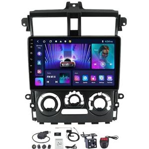 Android 12 2 DIN Autoradio Stereo 9 inch Screen voor Mitsubishi Colt Plus 2007-2012 Carplay Android Auto DSP GPS-navigatie Bluetooth RDS FM DAB+ Radio Stuurbediening Voice Control (Size : M100CP)
