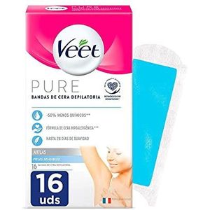 Veet Axil Hair Removal Strips Sensitive Skin 16 Units