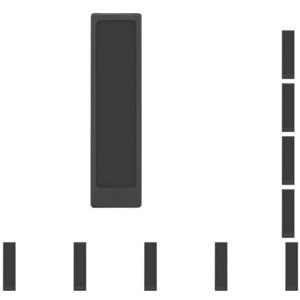 10 set van Cover Afstandsbediening Siliconen Beschermend RMT-TX100 TX102 TX300E Shockproof Container Vervanging Accessoire Duurzaam Zwart