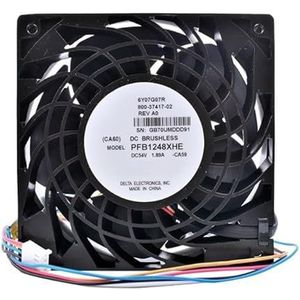 LMNCBVYA High-Performance 120mm Cooling Fan PFB1248XHE 48V 1.92A Double Ball Bearing for Inverter Server Applications