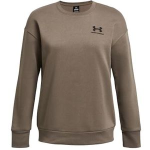 Under Armour Essential Fleece Crew Taupe Dusk - XL