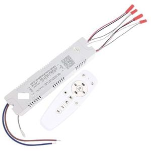 Intelligente bluetooth-driver, 2,4 G, 40 W, 50 W, 60 W, 80 W, 120 W, 240 W, app, afstandsbediening, voeding, dimmer en transformator met variabele kleur (2-pins, 36-50wx4)