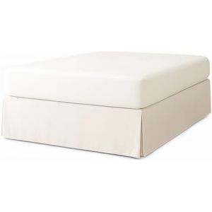 EasyCosy Bed Volant ATENEA – Boxspring Bedrok 180x200 cm – Bedhoogte 32 cm – Beschermhoes voor Boxspring of Bedbasis – Elegante & Wasbare Stof in Ruwe Kleur