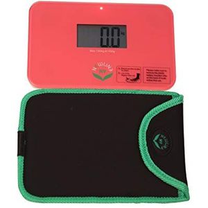 NEWLINE NY Kleinste reispersonenweegschaal met beschermhoes (aardbei-ijs)