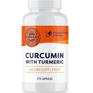 Vimergy Curcumine met Kurkuma Capsule – Met Vloeistof Gevulde Capsule – Vloeibare Curcumine en Kurkuma Capsules – Non-GMO en Glutenvrij (270 Stuks)