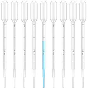 G2PLUS Pipet druppelaar, 1 ml meetpipet, voerpipet, dropper, polyethyleen voor experiment geneeskunde (1 ML)