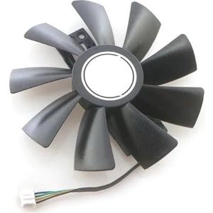 GAA8B2U GAA8S2U - PFTA 100mm DC12V 0.45A VGA-ventilator voor Sapphire R9 380X 380 2G 4G 5D grafische kaartkoelventilator(GAA8S2U-Black-1pcs)
