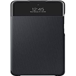 Samsung compatible A72 S View Wallet Cover Black