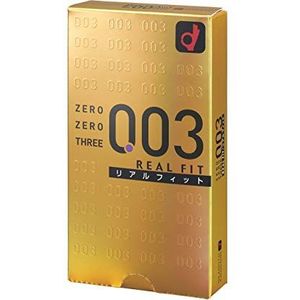 Okamoto Real Fit Condooms 003 Verpakt per 10 stuks (Import uit Japan)