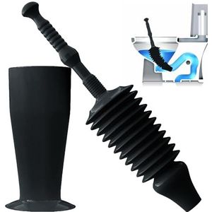 Luigi's - Ontstopper Pomp - Zwart - Krachtige Toilet Ontstopper - Luchtdruk