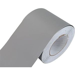 Behangrand Zelfklevende PVC wand- en plafondrandstrip, 5 m, veelkleurig, diverse maten, x(Grey Matte,10cm(W) X5m(L))