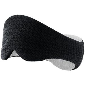 UYFRD Dormir blokkerend licht slaapmasker nekkussen slapen oogmasker oogmasker oogbescherming schaduw ooglapje draagbare blinddoek (zwart)