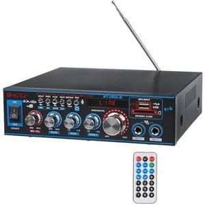 1000W auto-amplificador HIFI 2 CH Audio Power Amplifier Home Theatre versterker Audio-ondersteuning FM USB SD/Afstandsbediening(1000W US 220-V)