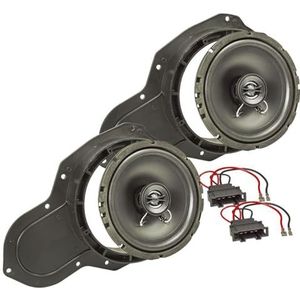 tomzz Audio 4057-008 Luidspreker Installatie Set geschikt voor VW Passat 3c cc deurfront 165mm coaxiaal systeem TA16.5-Pro